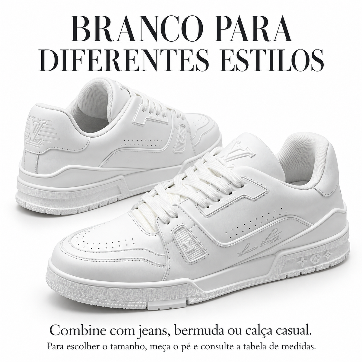 Tênis Louis Vuitton LV Trainer Branco - foto 5