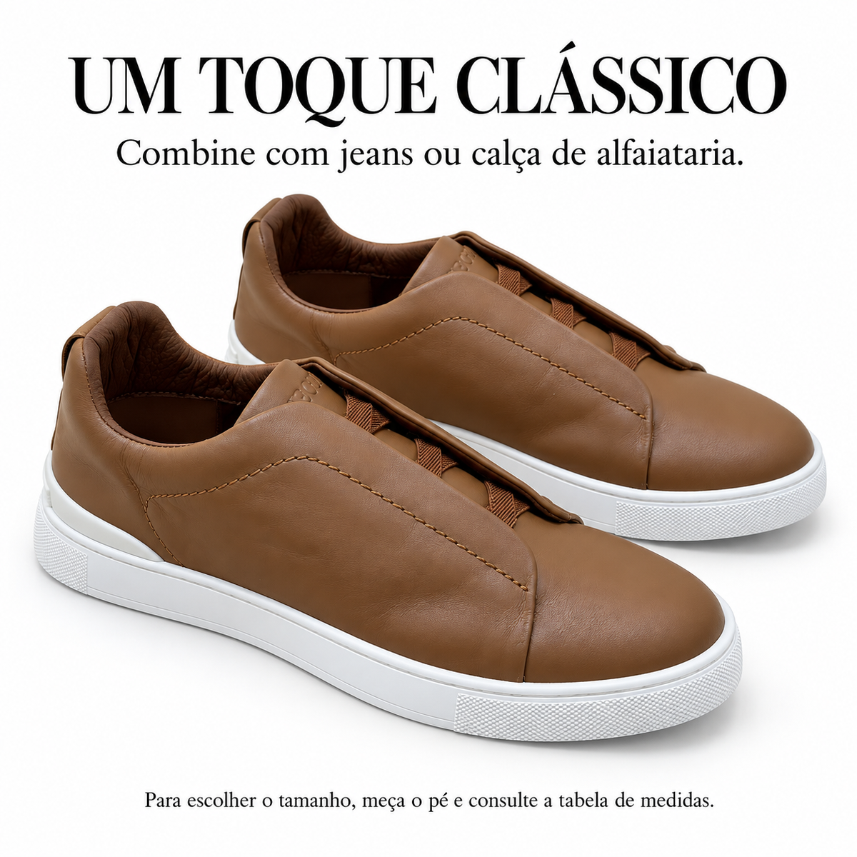 Tênis Zegna Triple Stitch - Marrom - foto 5