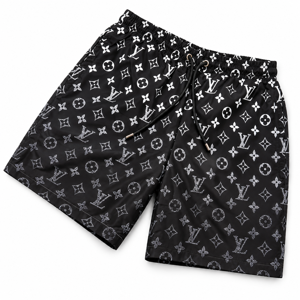 Bermuda Louis Vuitton Estampa Monogram - Preto / Branco - foto 2