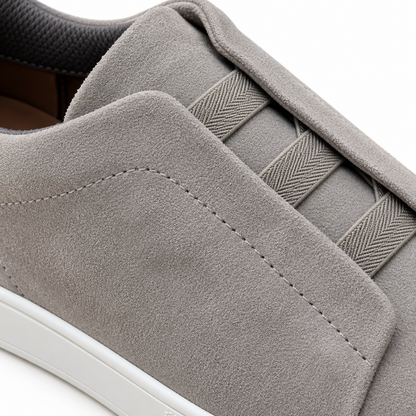 Tênis Zegna Triple Stitch - Cinza - foto 3