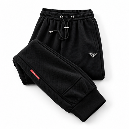 Calça Jogger Prada Preta com Logo Triangular - foto 4