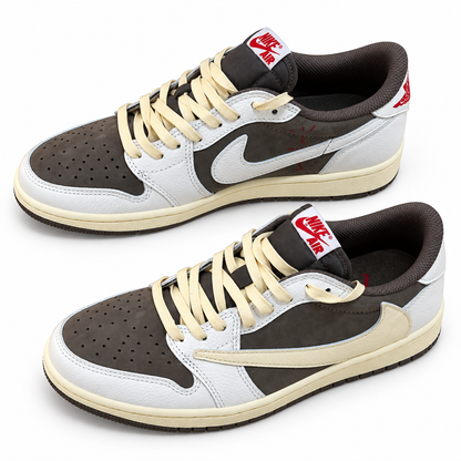 Tênis Travis Scott x Air Jordan 1 Low OG 'Reverse Mocha' - foto 3