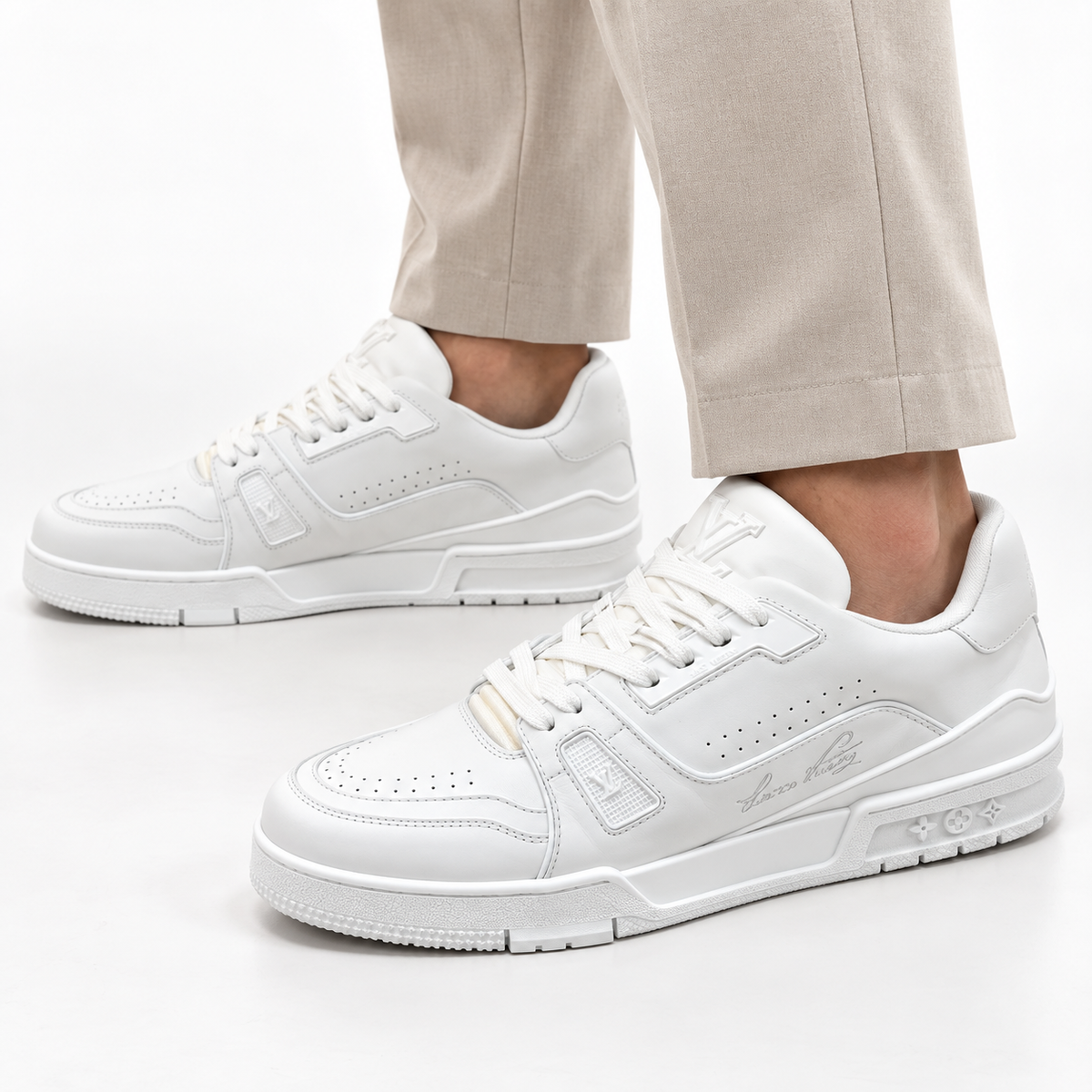 Tênis Louis Vuitton LV Trainer Branco - foto 2