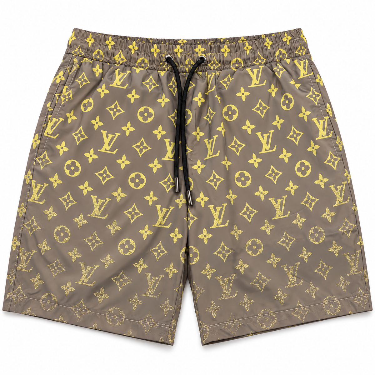 Bermuda Louis Vuitton Estampa Monogram - Marrom / Amarelo - foto 1