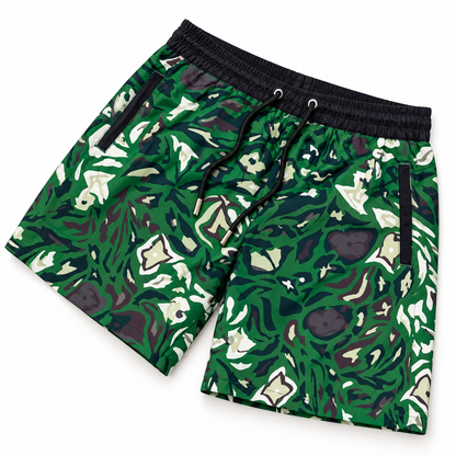 Bermuda Louis Vuitton Camuflada Verde com Flores Monogram - foto 2